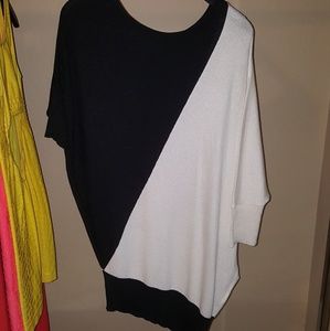 Asymmetric Sweater Dress